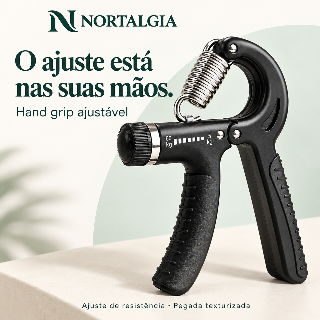 Hand Grip — Fortalecedor de Mãos e Antebraços — detalhes