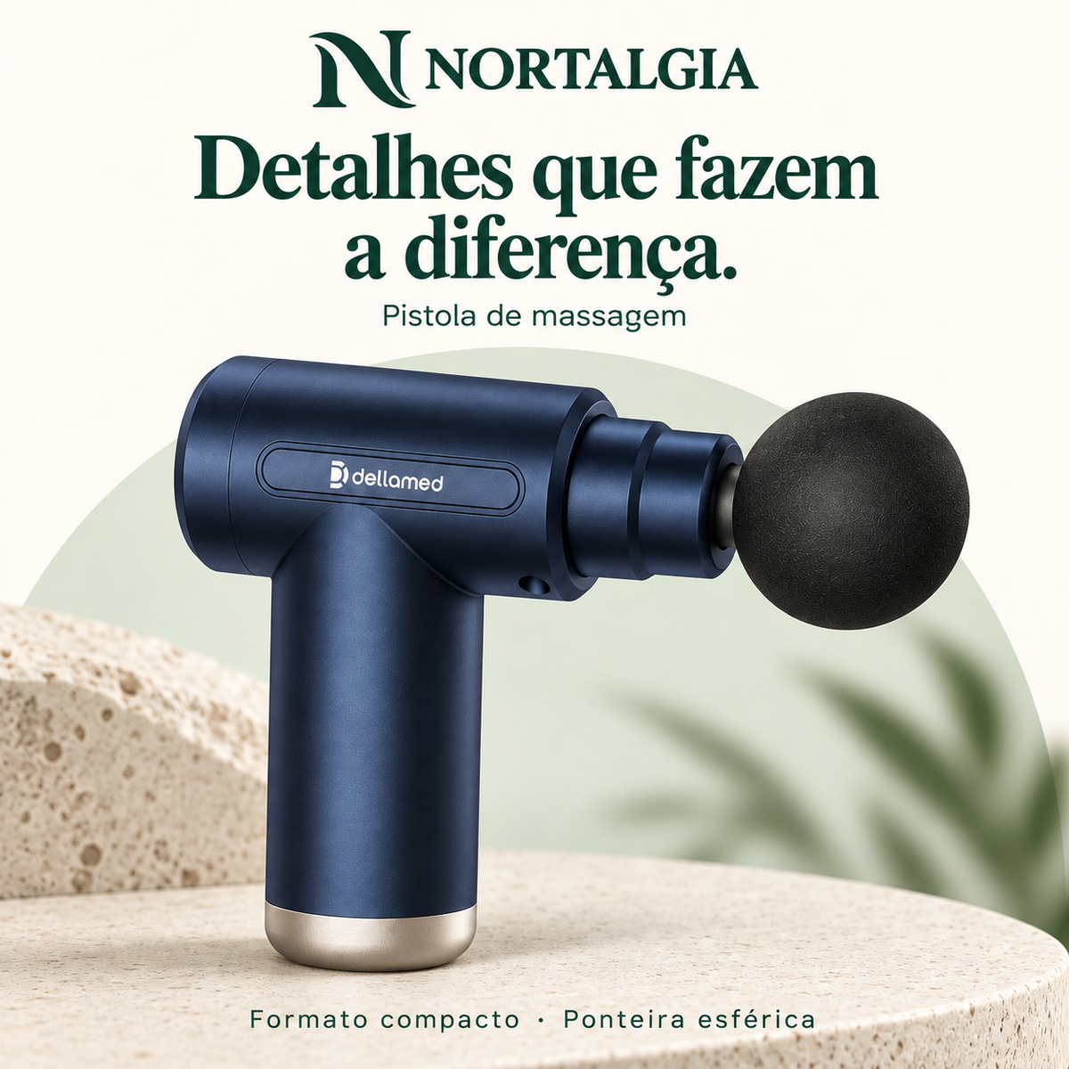 Pistola de Massagem — detalhes