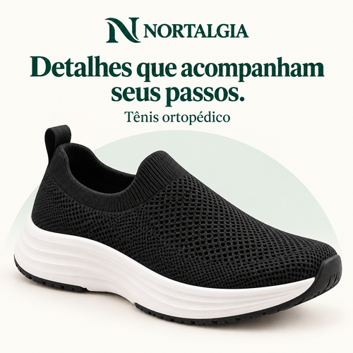 Tênis ortopédico Nortalgia — detalhes