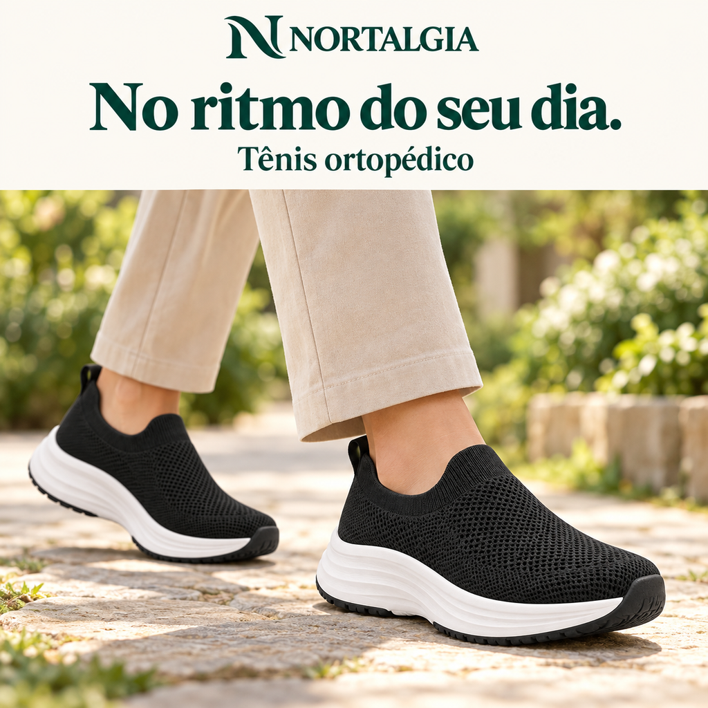 Tênis ortopédico Nortalgia — uso