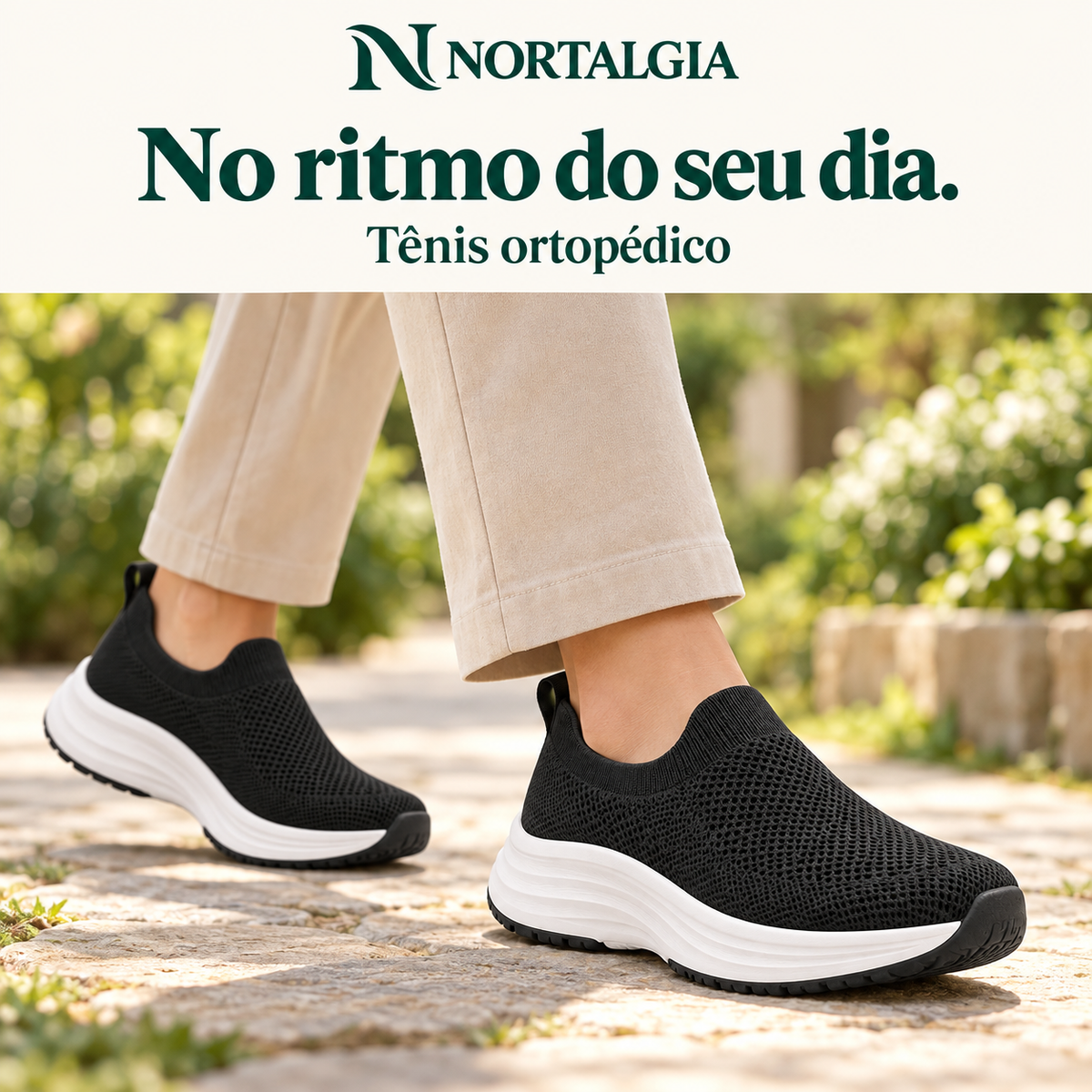 Tênis ortopédico Nortalgia — uso